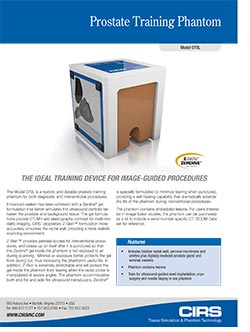 Prostate Training Phantom Datasheet