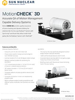 MotionCHECK 3D Datasheet